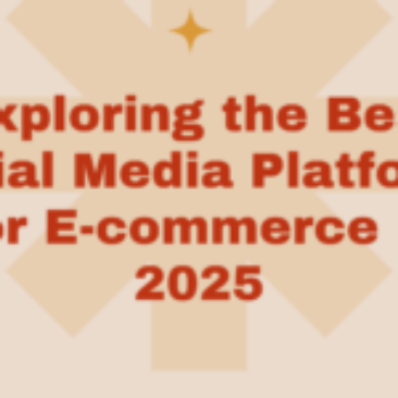 Exploring the Best Social Media Platforms for E-commerce in 2025